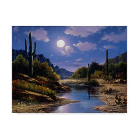 Anthony Casay 'Mountain Scene 6' Canvas Art,18x24